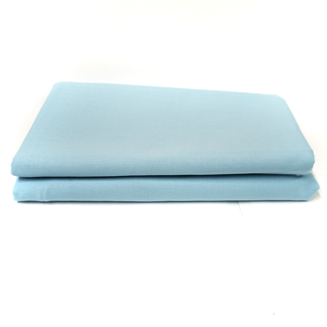 100% Cotton Solid Quilting Fabric, Powder Blue, (3 Yards Cut)