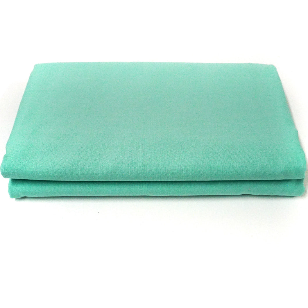 100% Cotton Solid Quilting Fabric, Aqua, (3 Yards Cut)