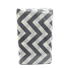 Load image into Gallery viewer, (3 Yards Cut) Poly Cotton Chevron Print Fabric, Gray
