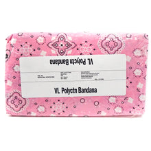 Load image into Gallery viewer, (3 Yards Cut) Poly Cotton Bandana Print Fabric, Pink
