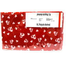 Load image into Gallery viewer, (3 Yards Cut) Poly Cotton Pets Print Fabric, Red
