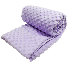 Load image into Gallery viewer, (2 Yards Cut) Soft Puffy Dot Fleece, Lilac
