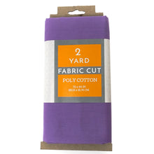 Load image into Gallery viewer, (2 Yards Cut) Craft Quilting Poly Cotton Fabric, Lilac
