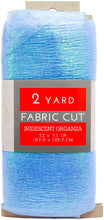 Load image into Gallery viewer, (2 Yards Cut) 58&quot;/60&quot; Wide Iridescent Organza Fabric by The Yard, Blue
